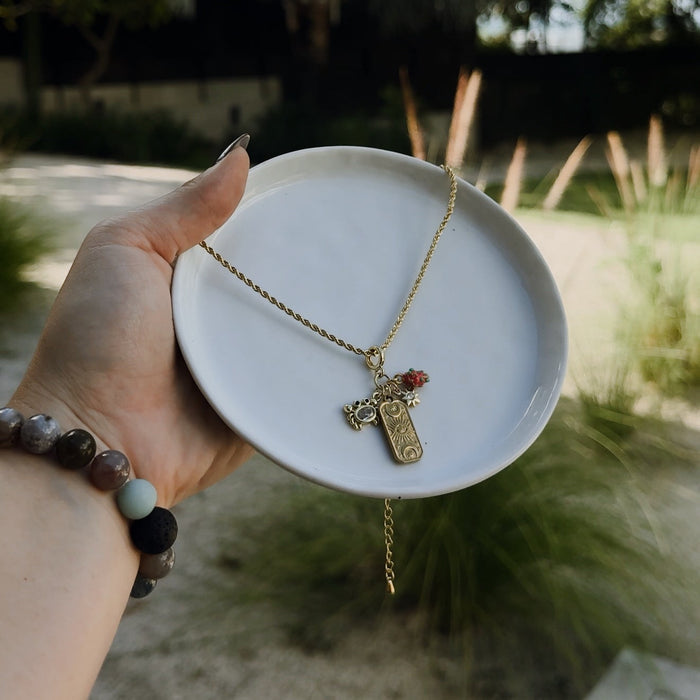 Crystal Crab Charm