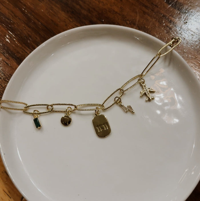 Dainty Lightning Bolt Charm