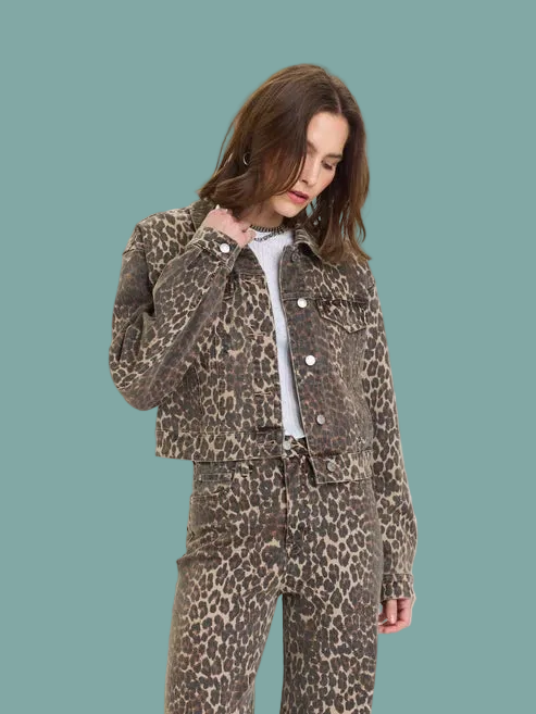 Del Mar Cropped Trucker Jacket