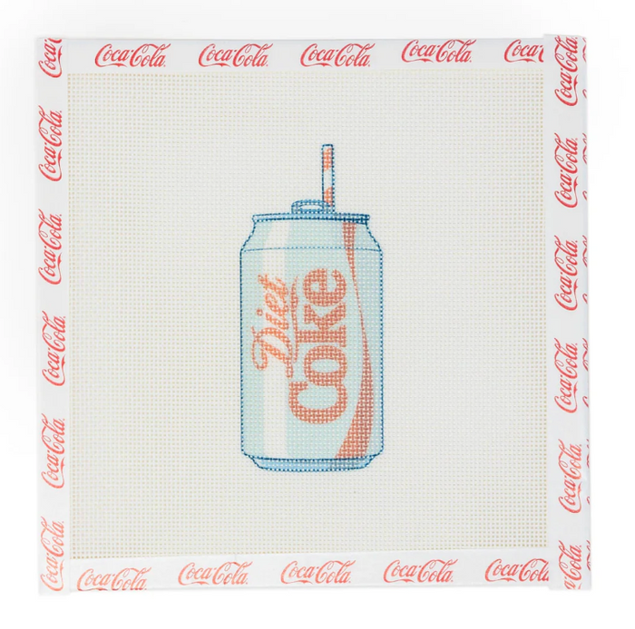 Diet Coke® Can Needlepoint Canvas | Licensed Coca-Cola® Product