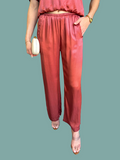 Draped Wide Leg Pant