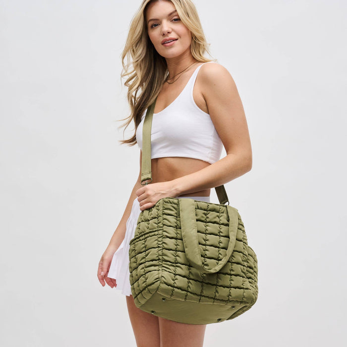 Dreamer Quilted Puffer Nylon Tote