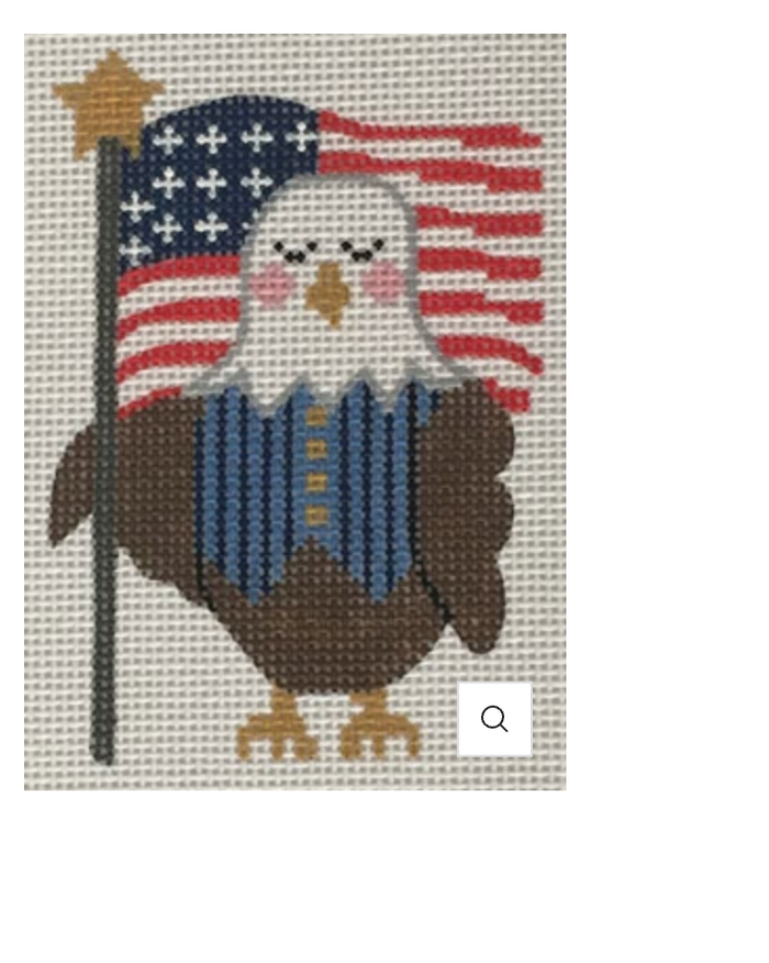 Eagle With Flag