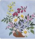 English Wildflower Basket