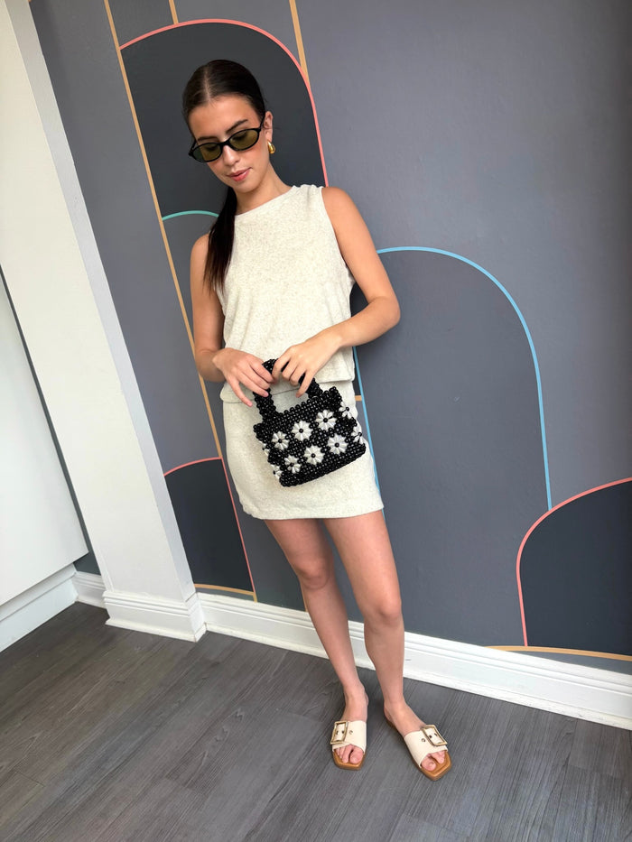 Esther Terry Mock Neck Tank