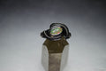 Ethiopian Opal Sterling Silver dragon eye ring