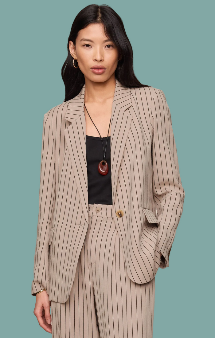 Evan Striped Blazer