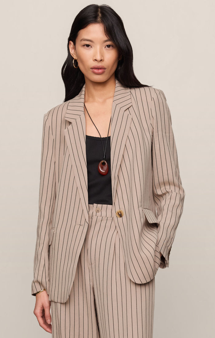 Evan Striped Blazer