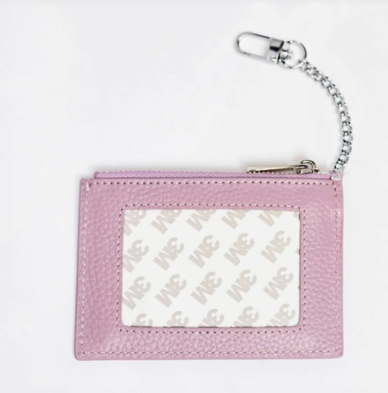 Everyday Wallet-Lavendar and Silver Chain
