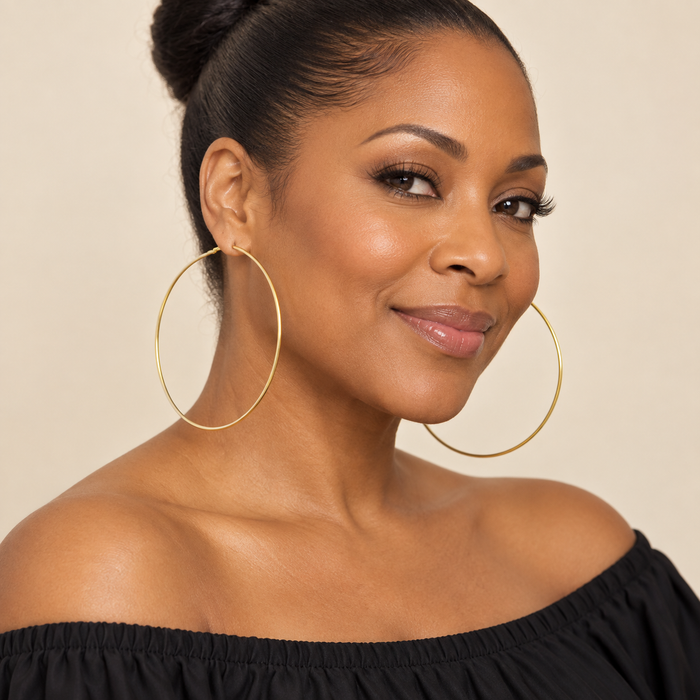 Fashion Big hoops 4 pack