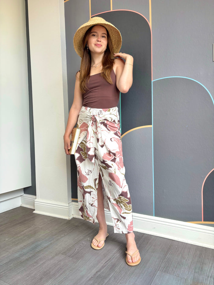 Faux Sarong Skirt