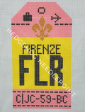 Firenze Retro Travel Tag
