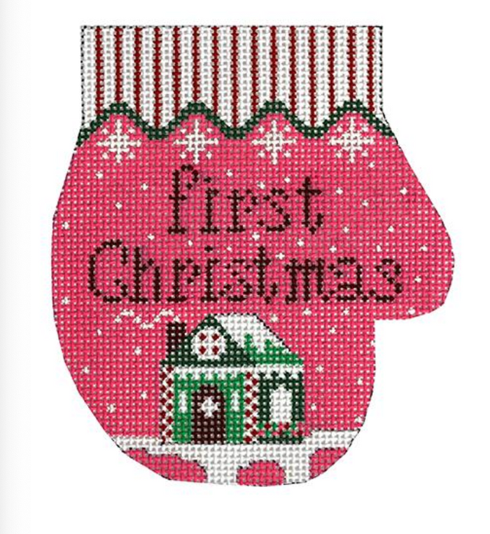 First Christmas Mitten (Pink)