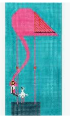 Flamingo and Flaminglet Ornament