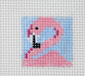 Flamingo Key Fob Insert