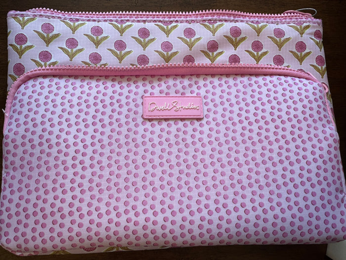 Floral and Polka Dot Project Bag