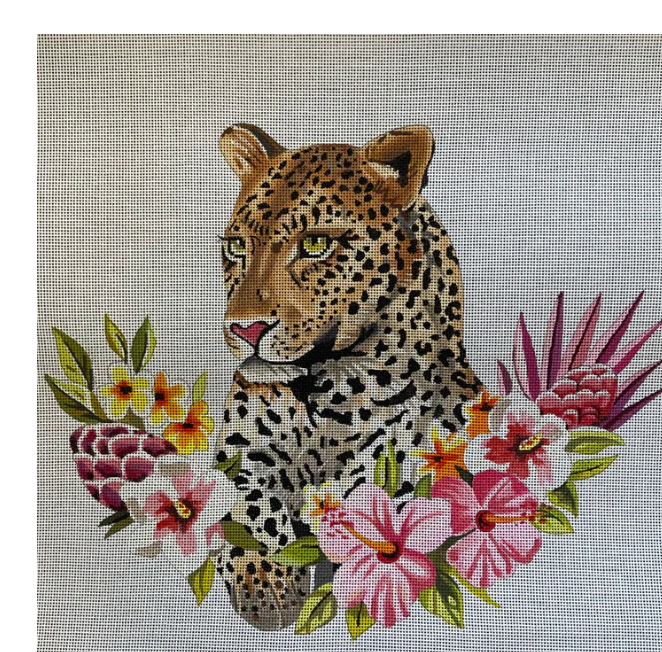 Floral Leopard