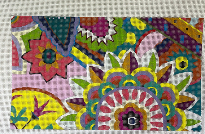Floral Pattern Clutch