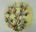 Floral Round Roses