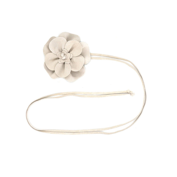 Flower Suede Belt