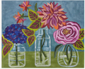 Flowers in Glass Vase