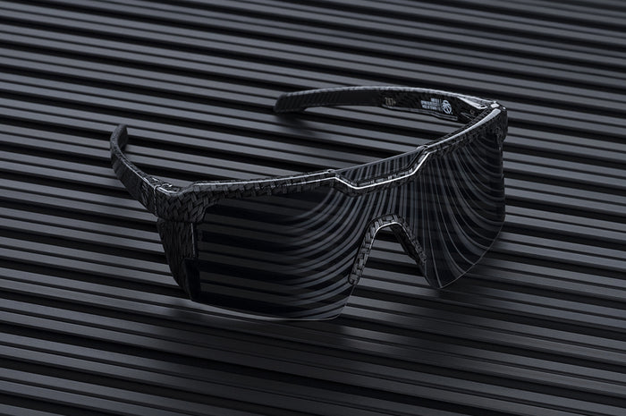 The Future Tech Sunglasses: Carbon Fiber Z87+ 3/4 angle shot