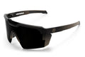 3/4 angle shot of the Future Tech Sunglasses: FDE Fader Z87+ on a white background