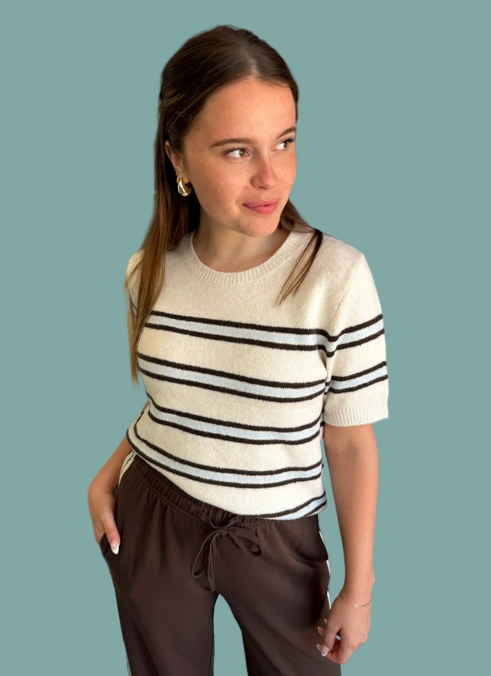 Gatewood Stripe Sweater Tee