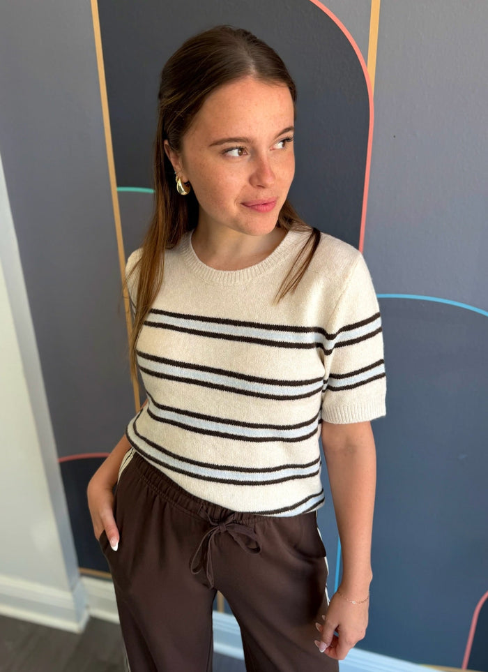 Gatewood Stripe Sweater Tee