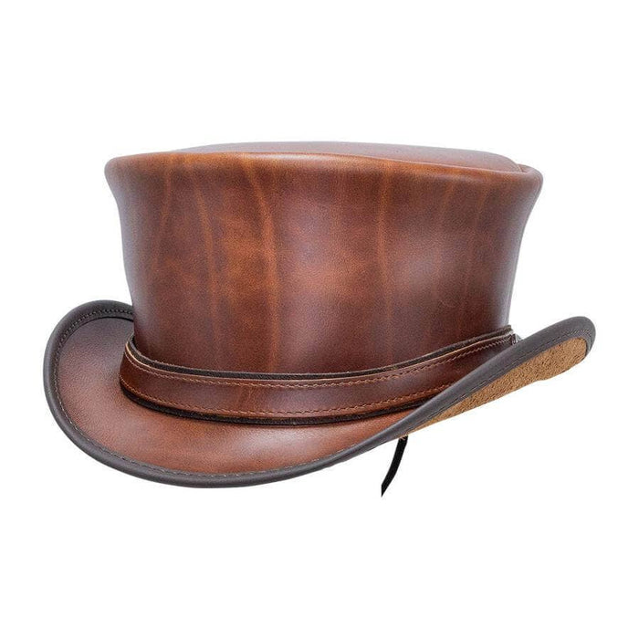 Genuine Leather Top Hat - Style Hampton