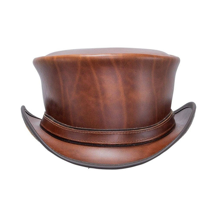 Genuine Leather Top Hat - Style Hampton