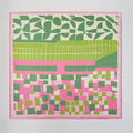 Geometric Color Block Print Bandana Scarf