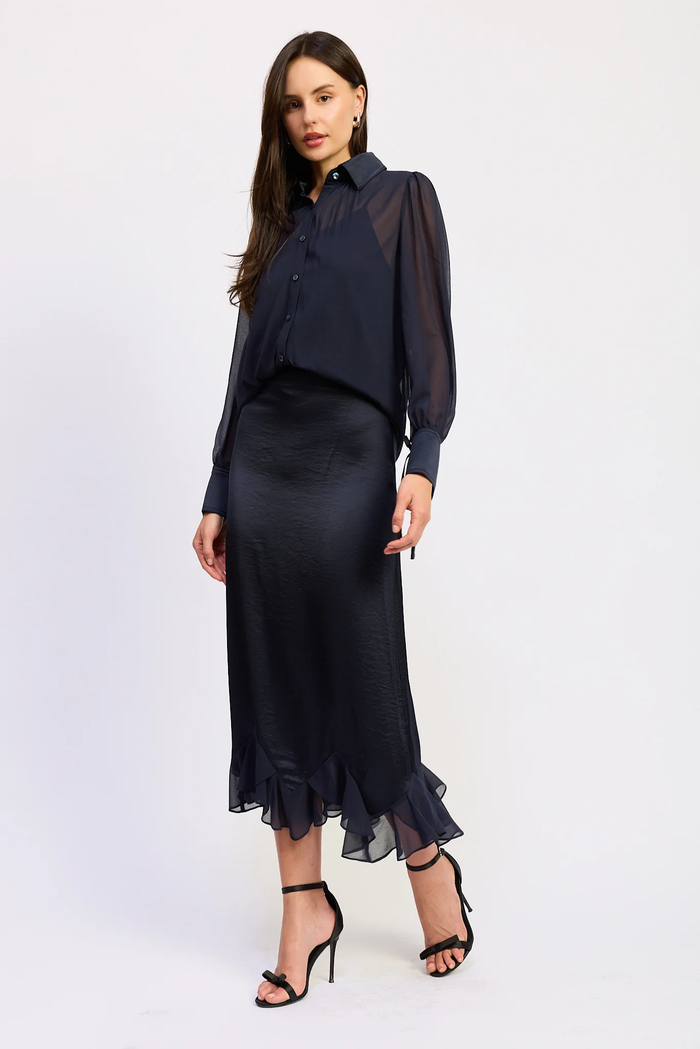 Gia Maxi Slip Skirt