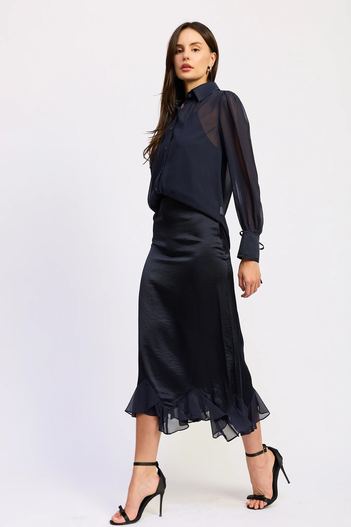 Gia Maxi Slip Skirt