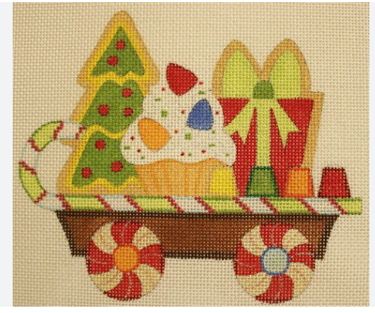 Gingerbread Train Flat Car