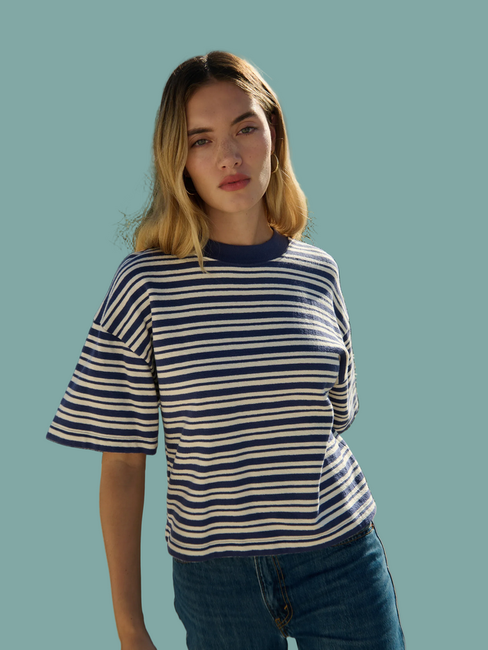 Gio Sweatshirt - Tossed Stripe