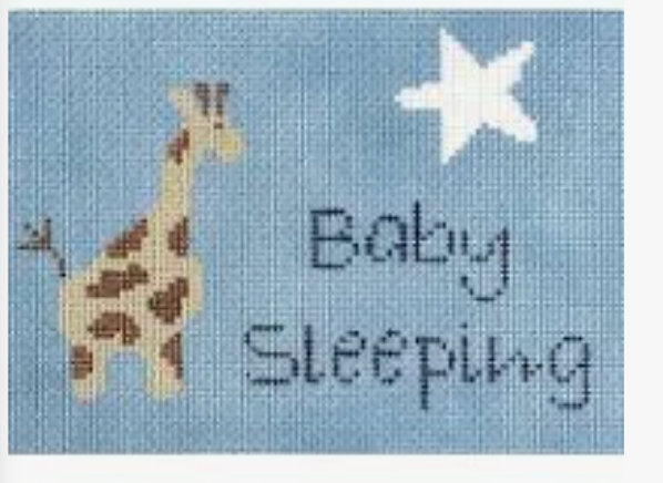Giraffe- Baby Sleeping Sign