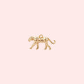 Gold Cheetah Charm