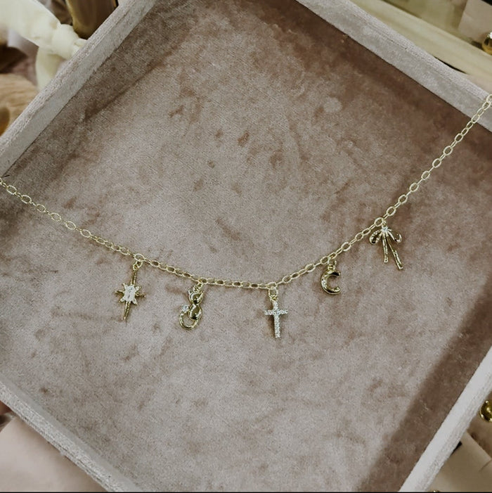 Gold-Filled Kitten Charm