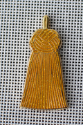 Gold Glitter French Knot Tassel Needle Minder