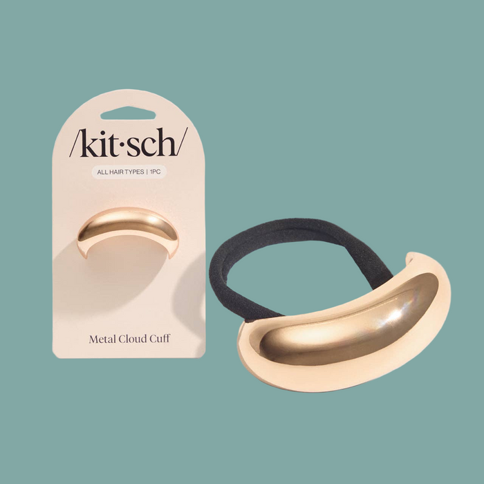 Gold Metal Cloud Cuff - Medium