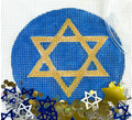 Gold Star of David SnowGlobe