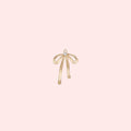 Golden Ribbon Bow Charm