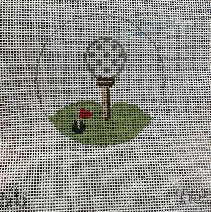 Golf Ball on Tee