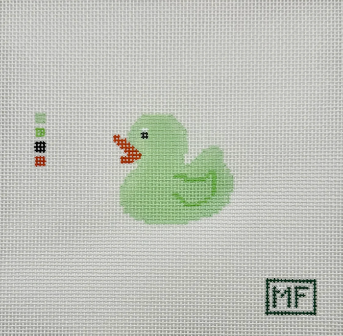 Green Rubber Duck