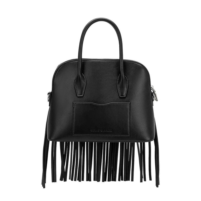 Halle Fringe Bag - Black