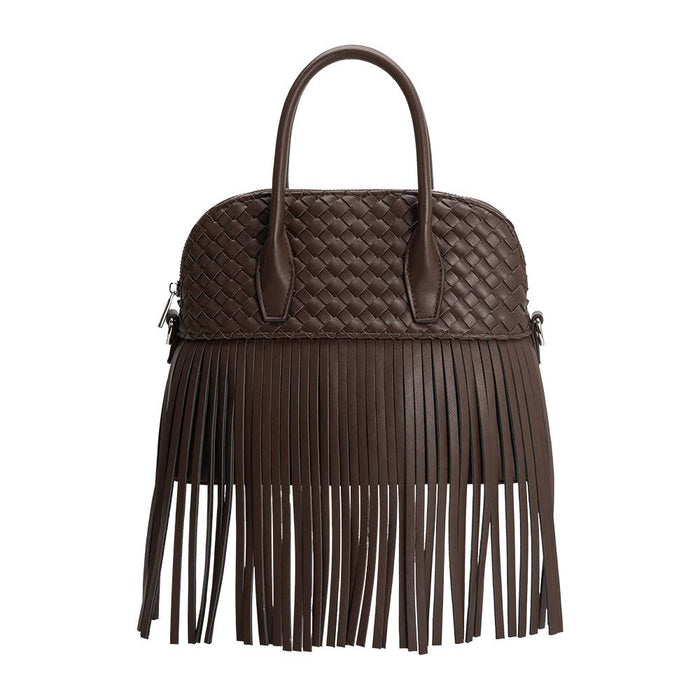 Halle Fringe Bag - Espresso