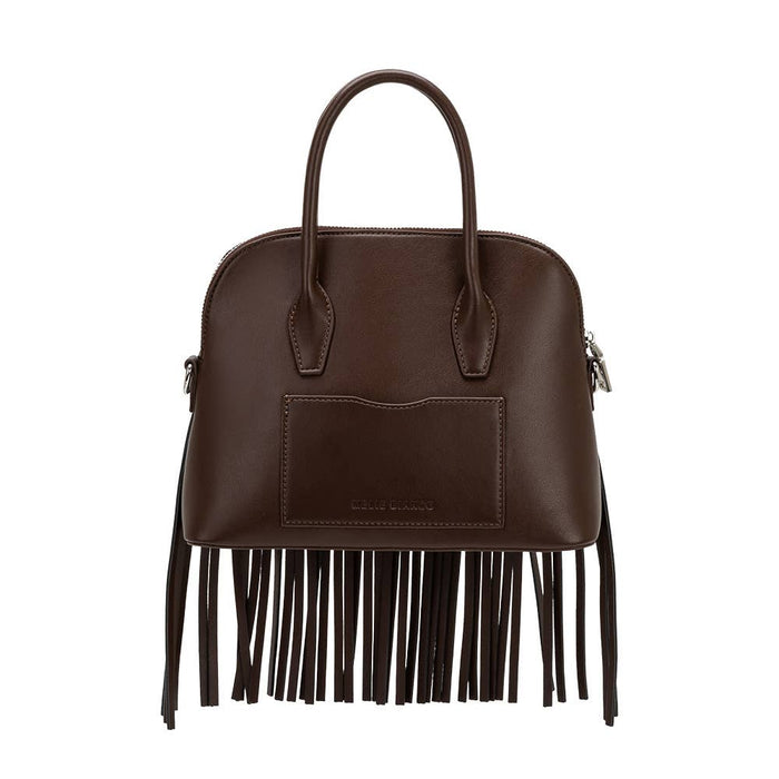 Halle Fringe Bag - Espresso