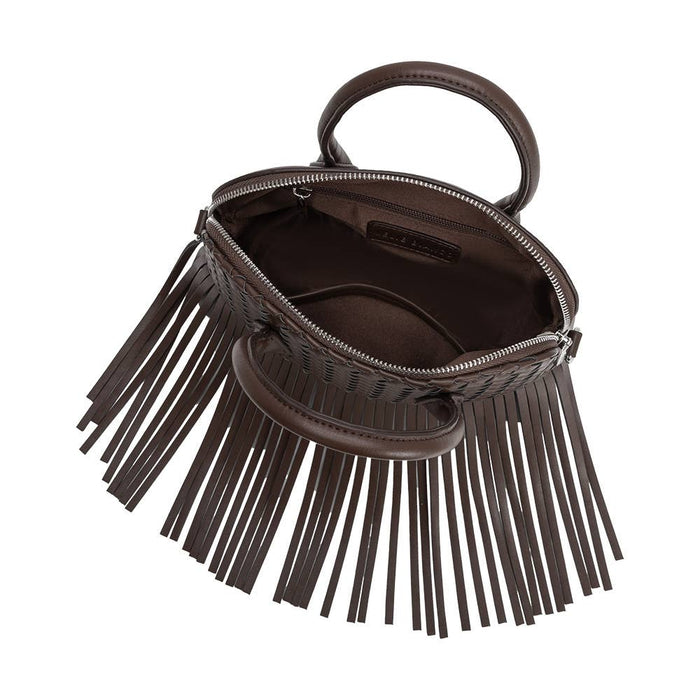 Halle Fringe Bag - Espresso