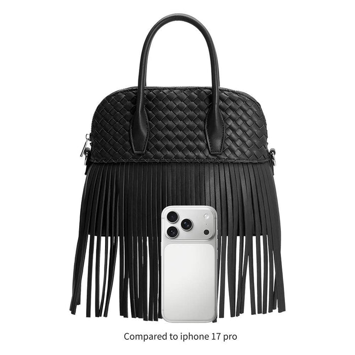 Halle Fringe Bag - Espresso